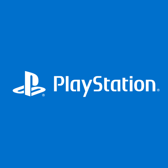 Official PlayStation logo, gaming console brand