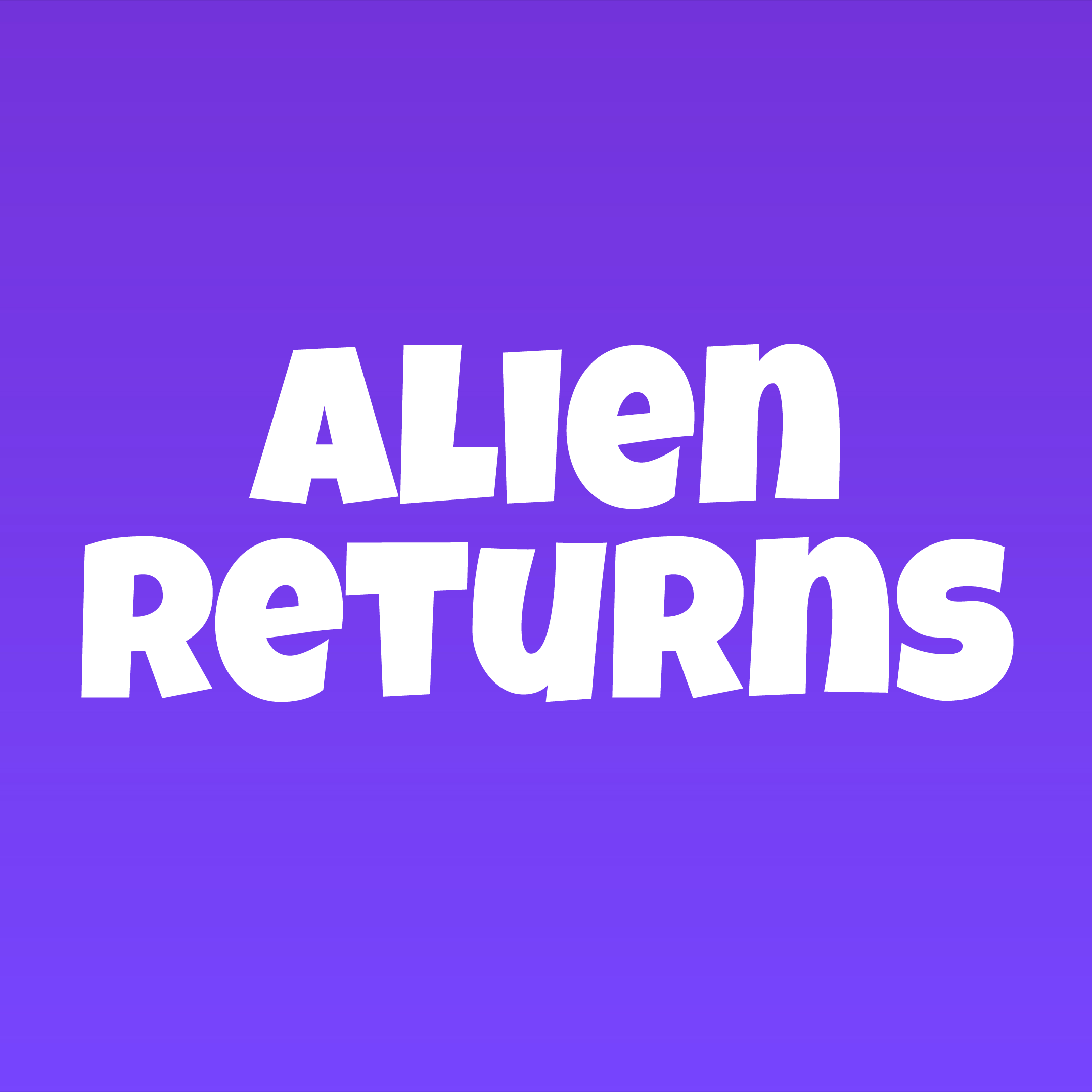 Alien Returns game - Help the alien return home through obstacles.