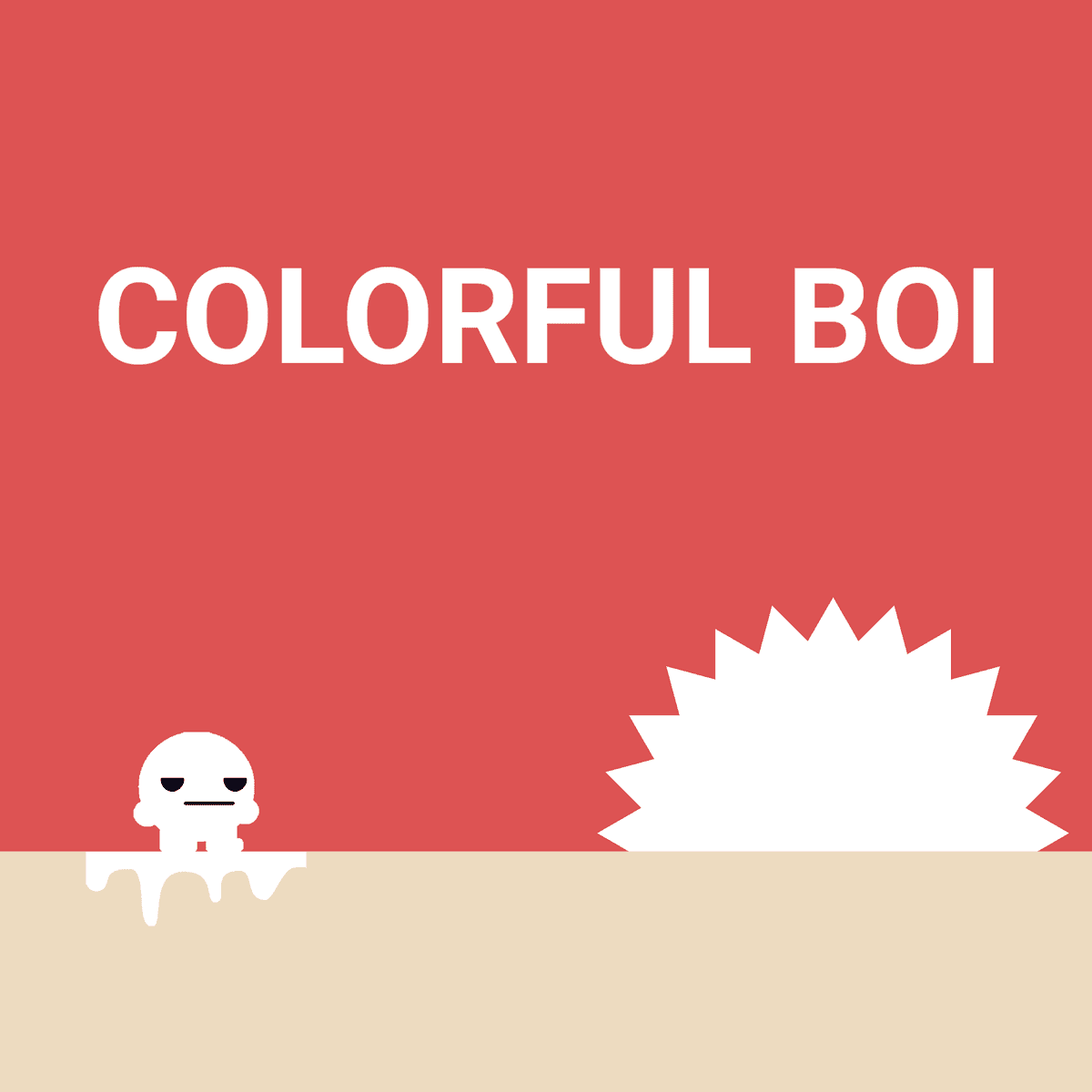 Colorful Boi game - Navigate through colorful levels.