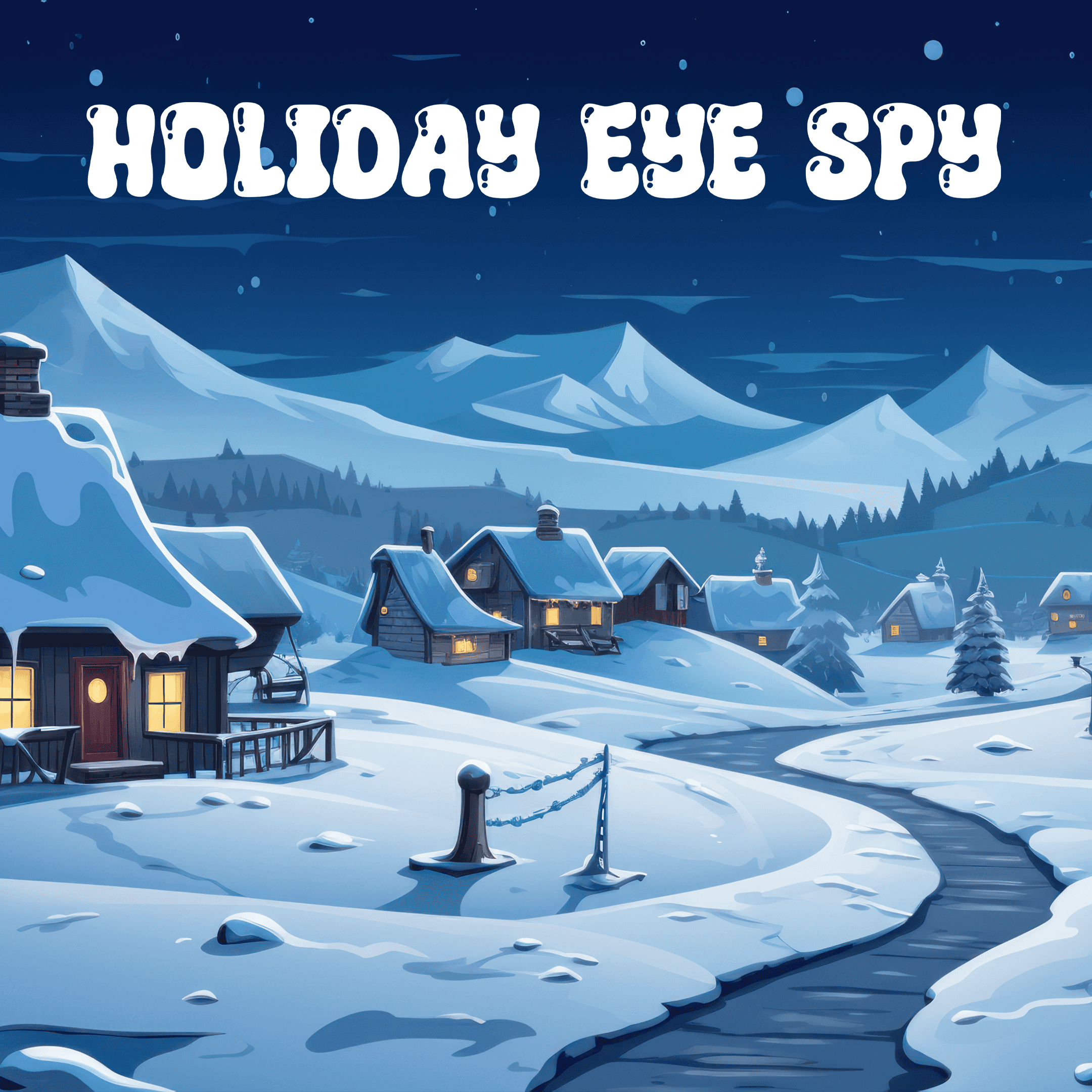 Holiday Eye Spy - find it game