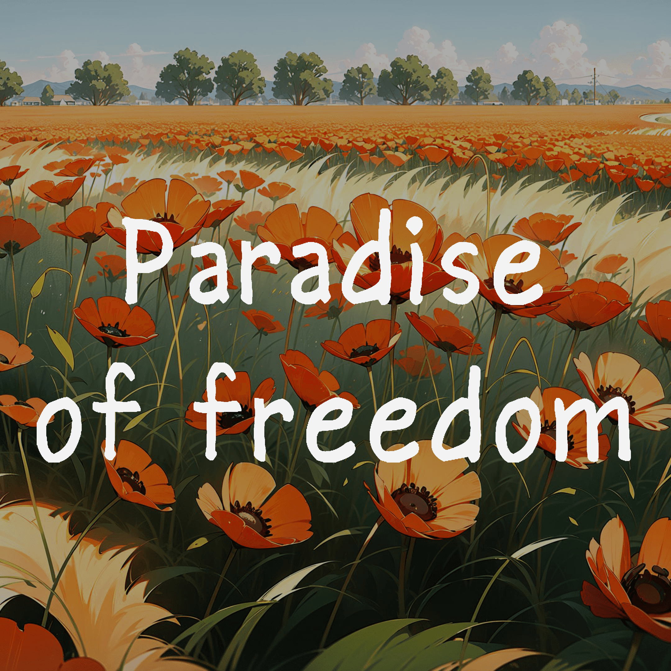 Paradise of Freedom - Anime Visual Novel game indie game