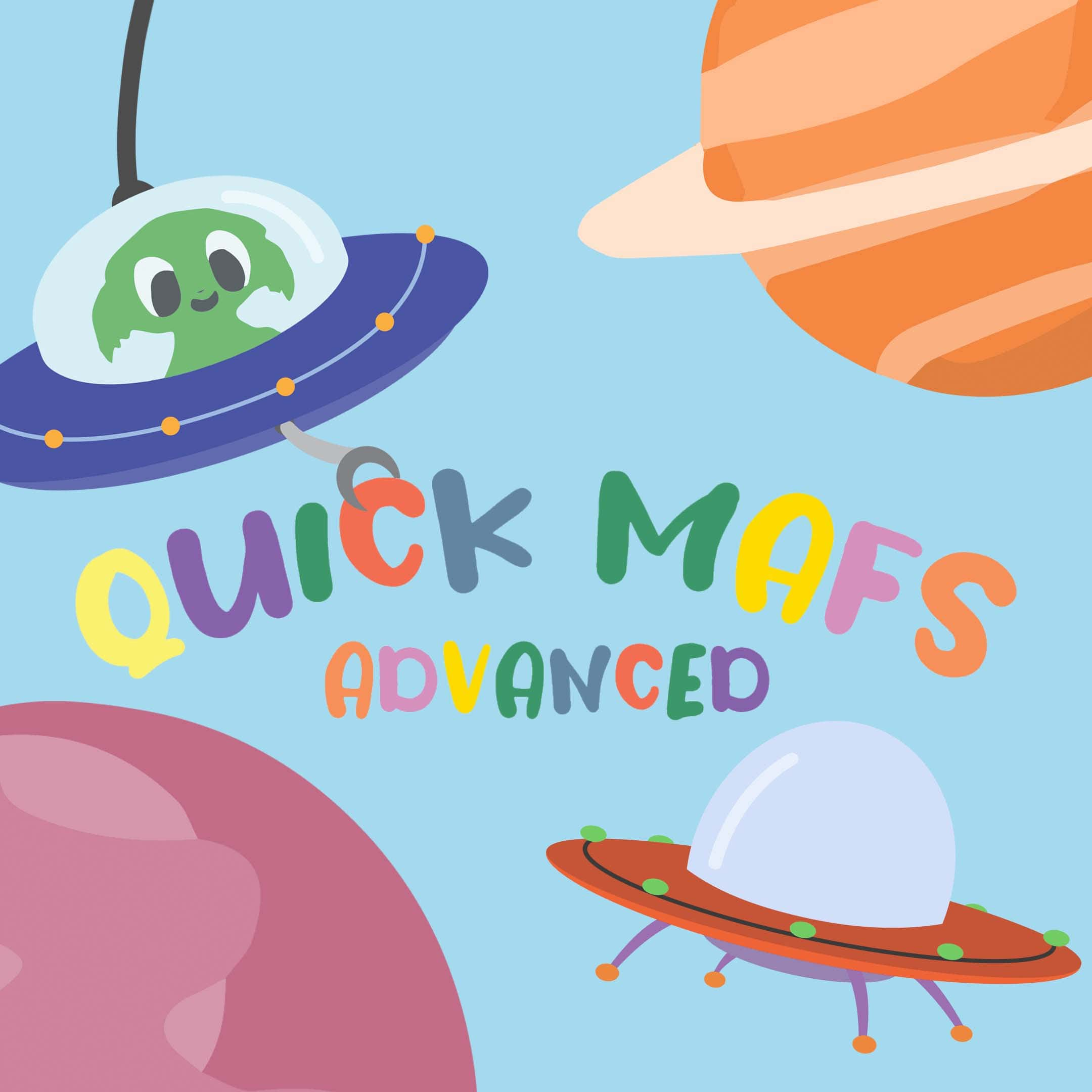 Quick Mafs Advanced game - Advanced puzzles to boost your math skills.