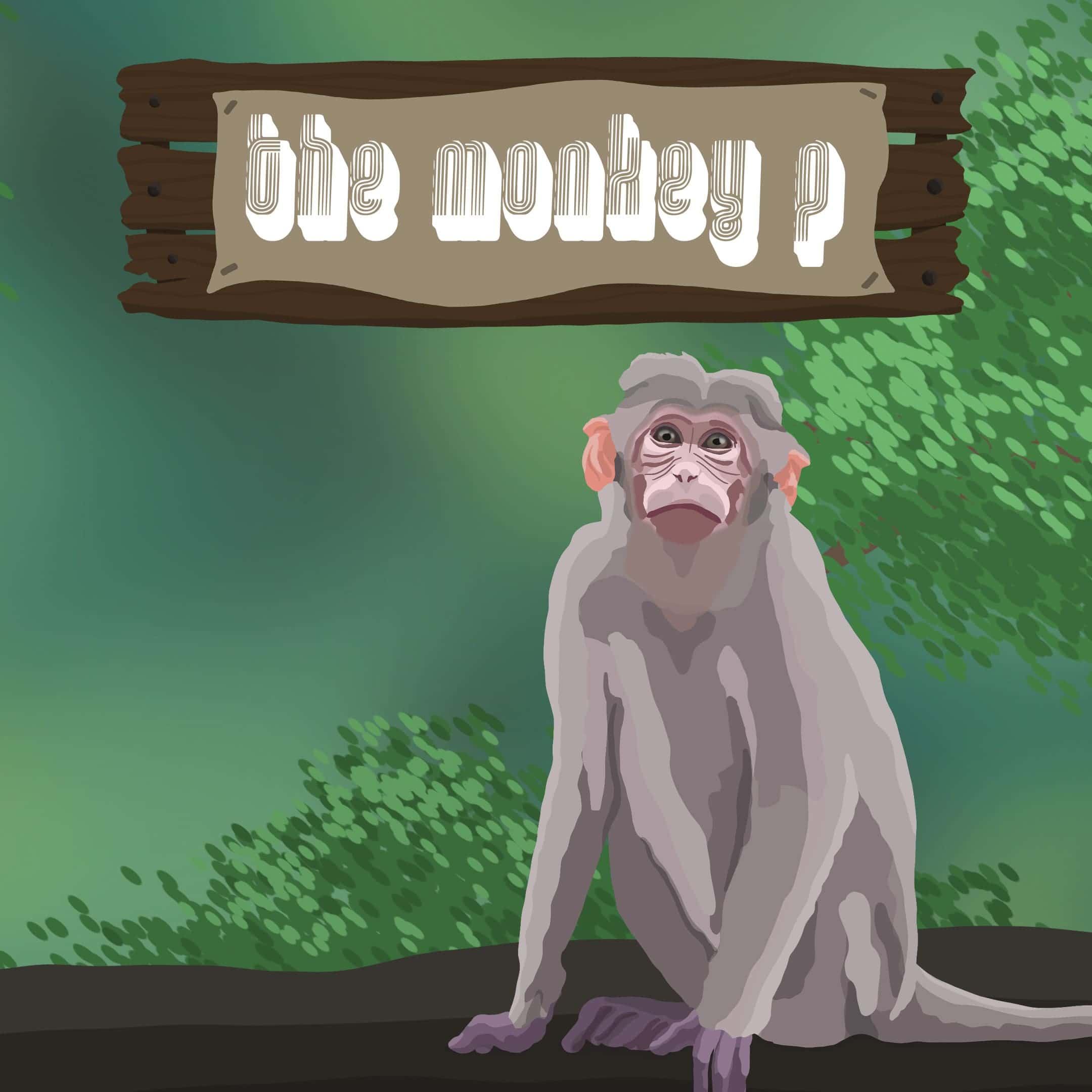 The Monkey P game - Join a monkey on fun and adventurous journeys.