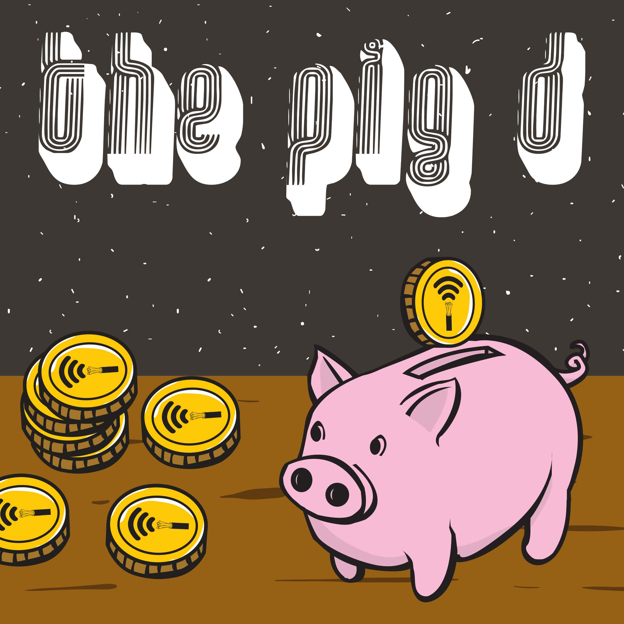 The Pig D adventure game - Help the pig collect items and overcome fun challenges.