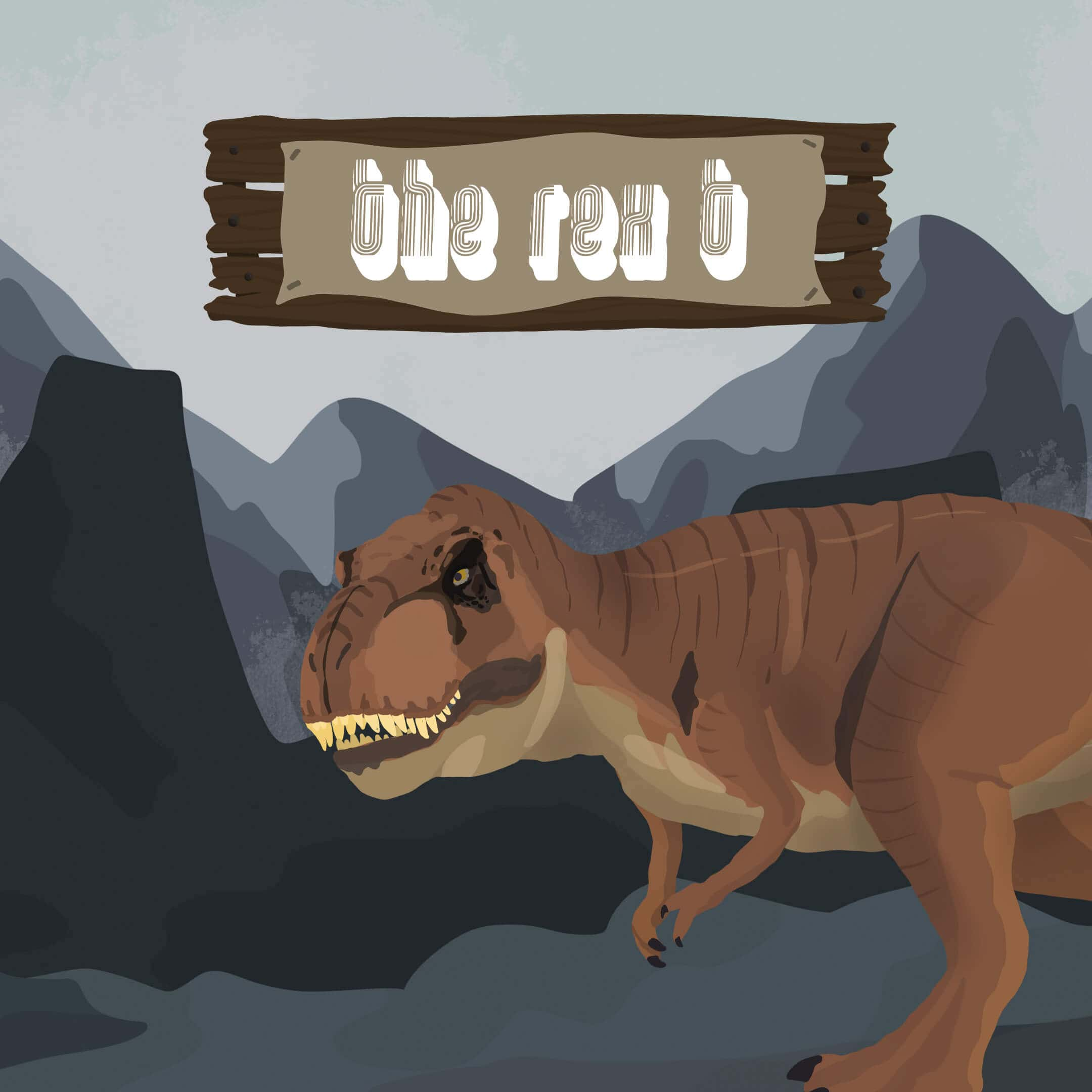 The Rex T game - Navigate prehistoric adventures as a T-Rex.