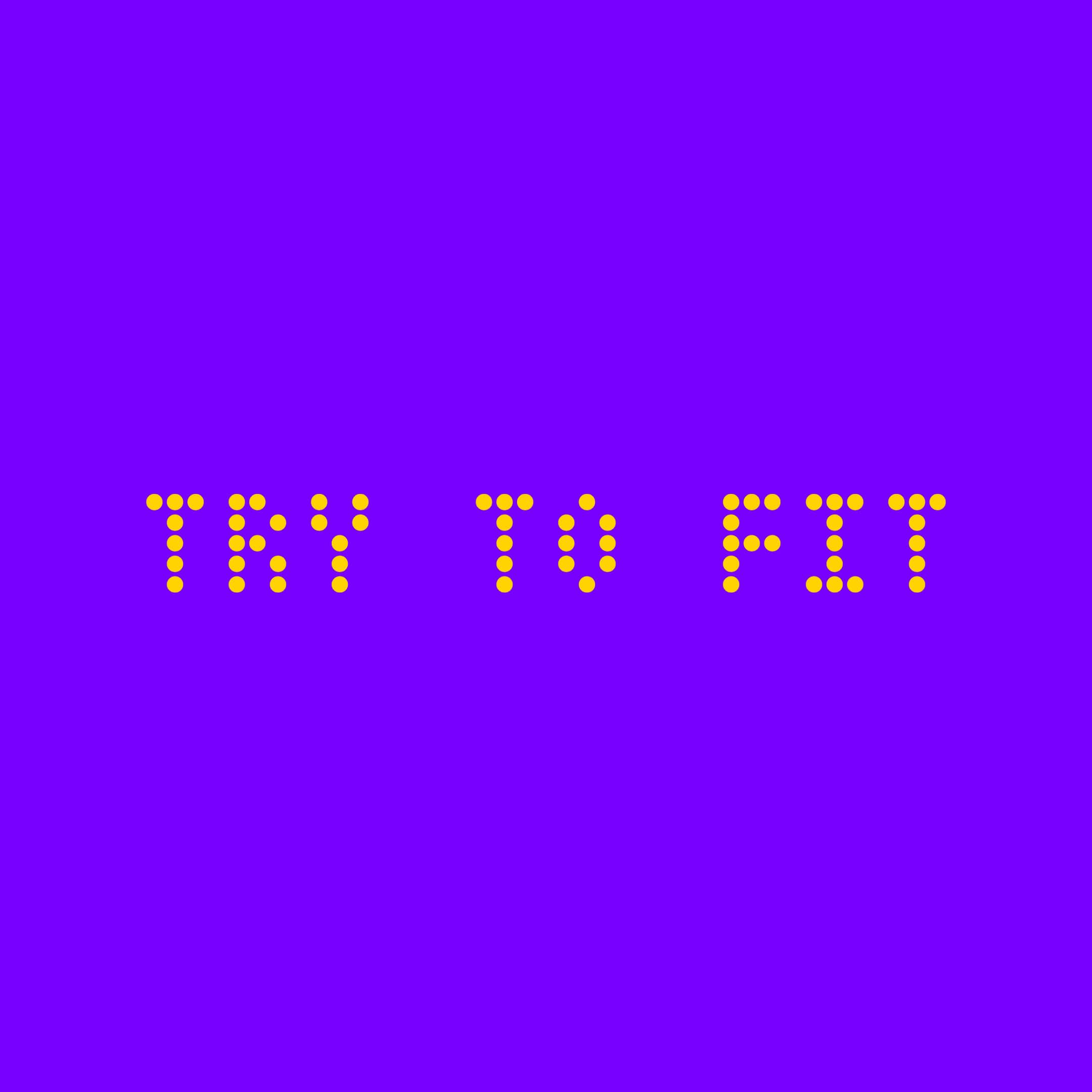 Try to Fit game - Fit the shapes into the correct spaces.