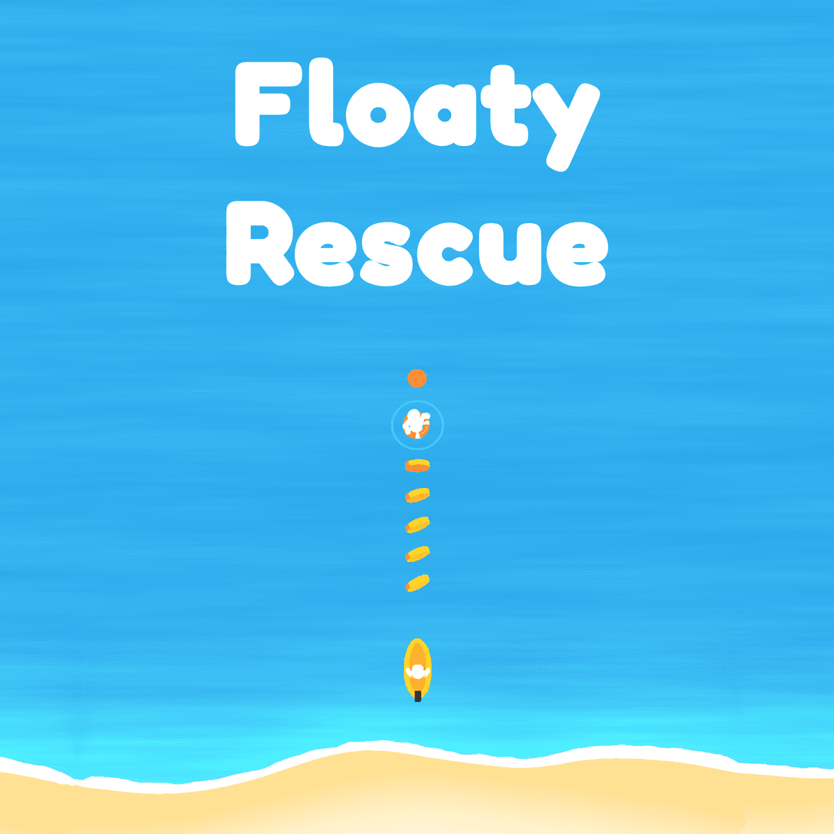 Floaty Rescue - Best Arcade Game for Playstation, Rescue humans, Float, Boat