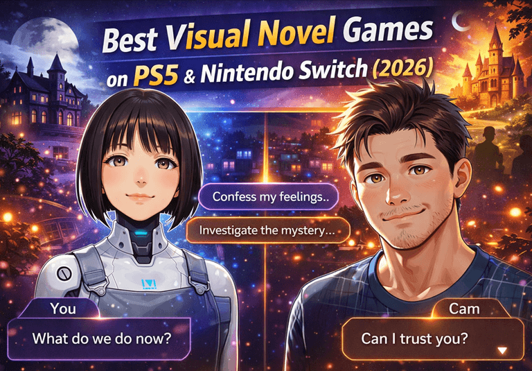 Best Visual Novel Games on PS5 & Nintendo Switch (2026)