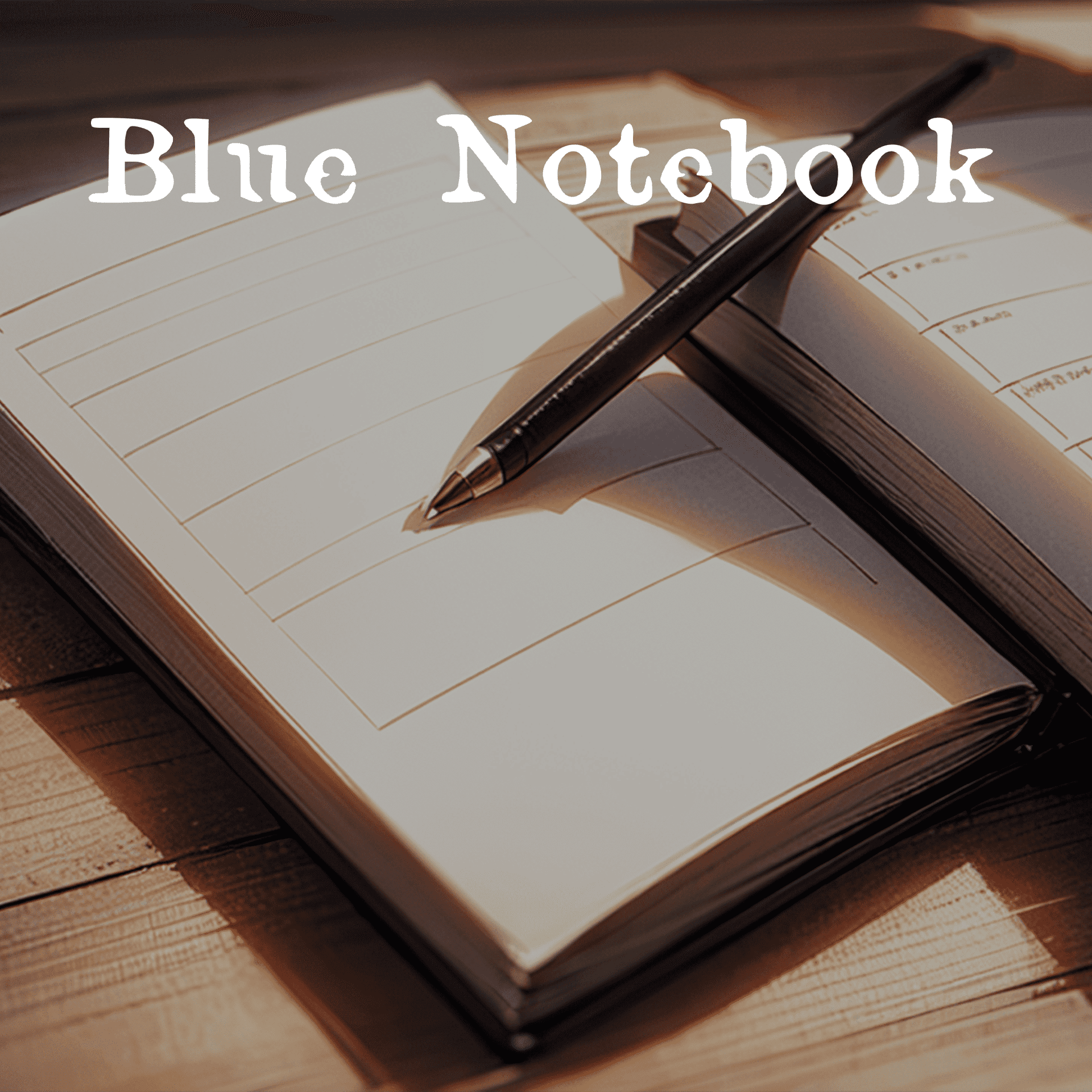 Blue Notebook - Anime Visual novel about the love and mystery