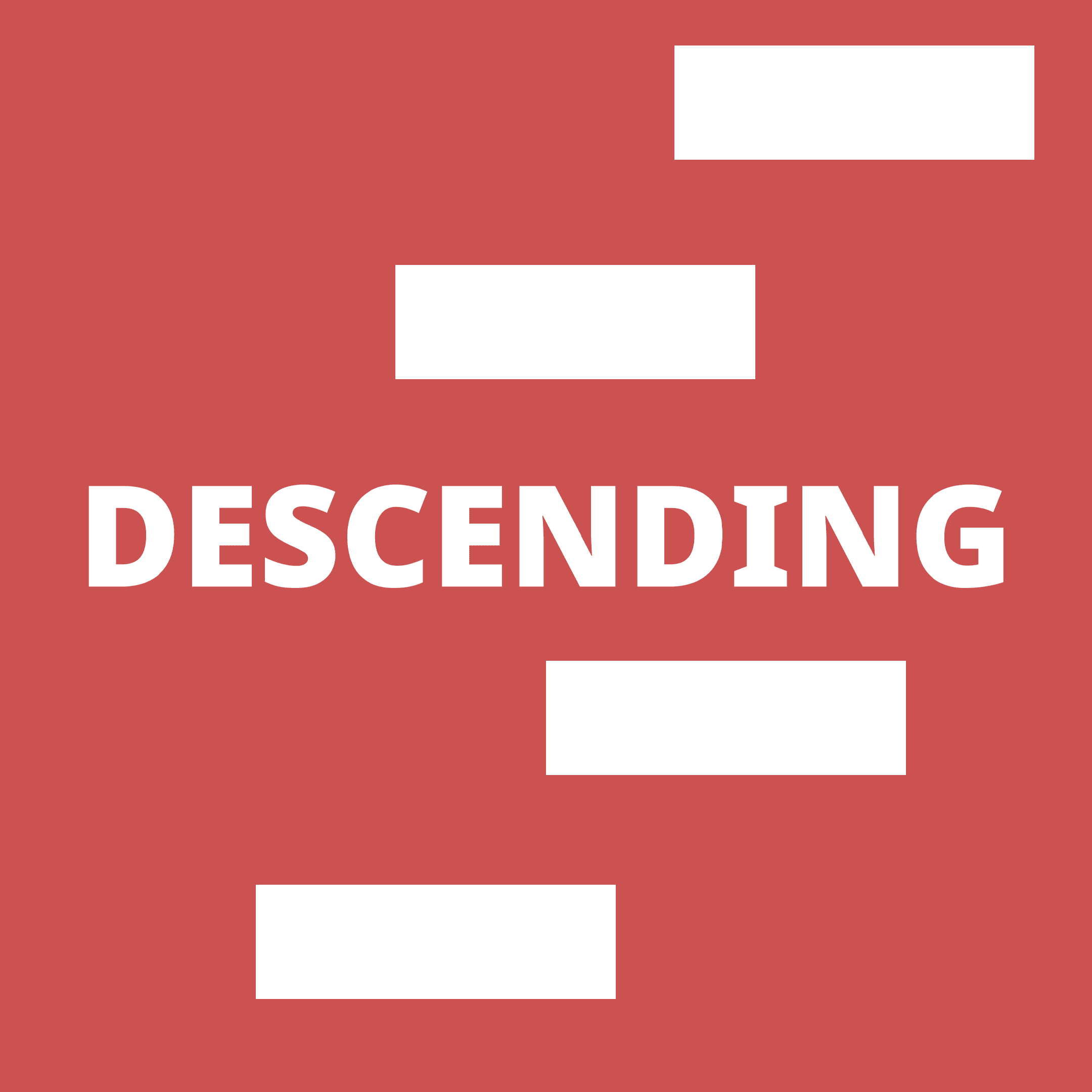 Descending icon