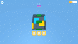 Block Cascade - First level easy kids game