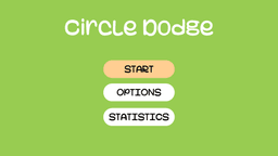 Circle Dodge game screen showing circle dodging puzzle