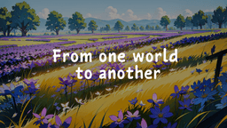 From one world to another - Game menu