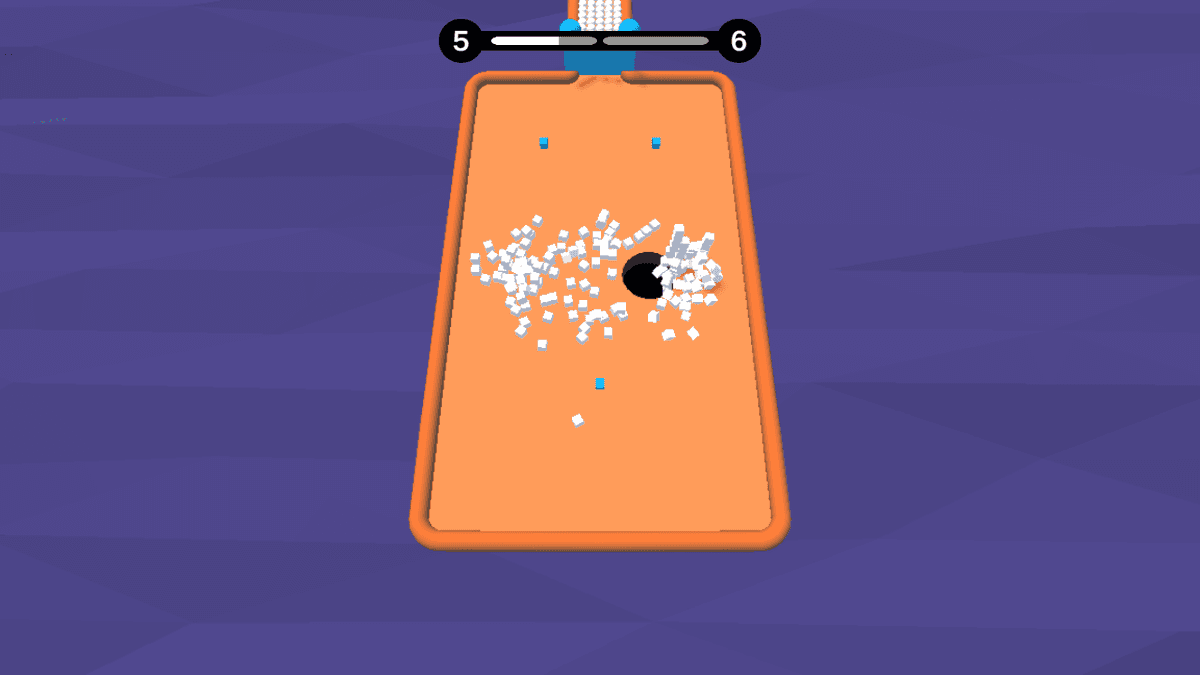 Hole Theory interactive game with fun hole puzzles