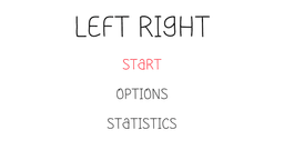 Left Right game screen showing left-right puzzle