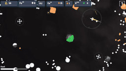 Ore Klast - space shoooter RPG game collecting ores and upgrading your ship