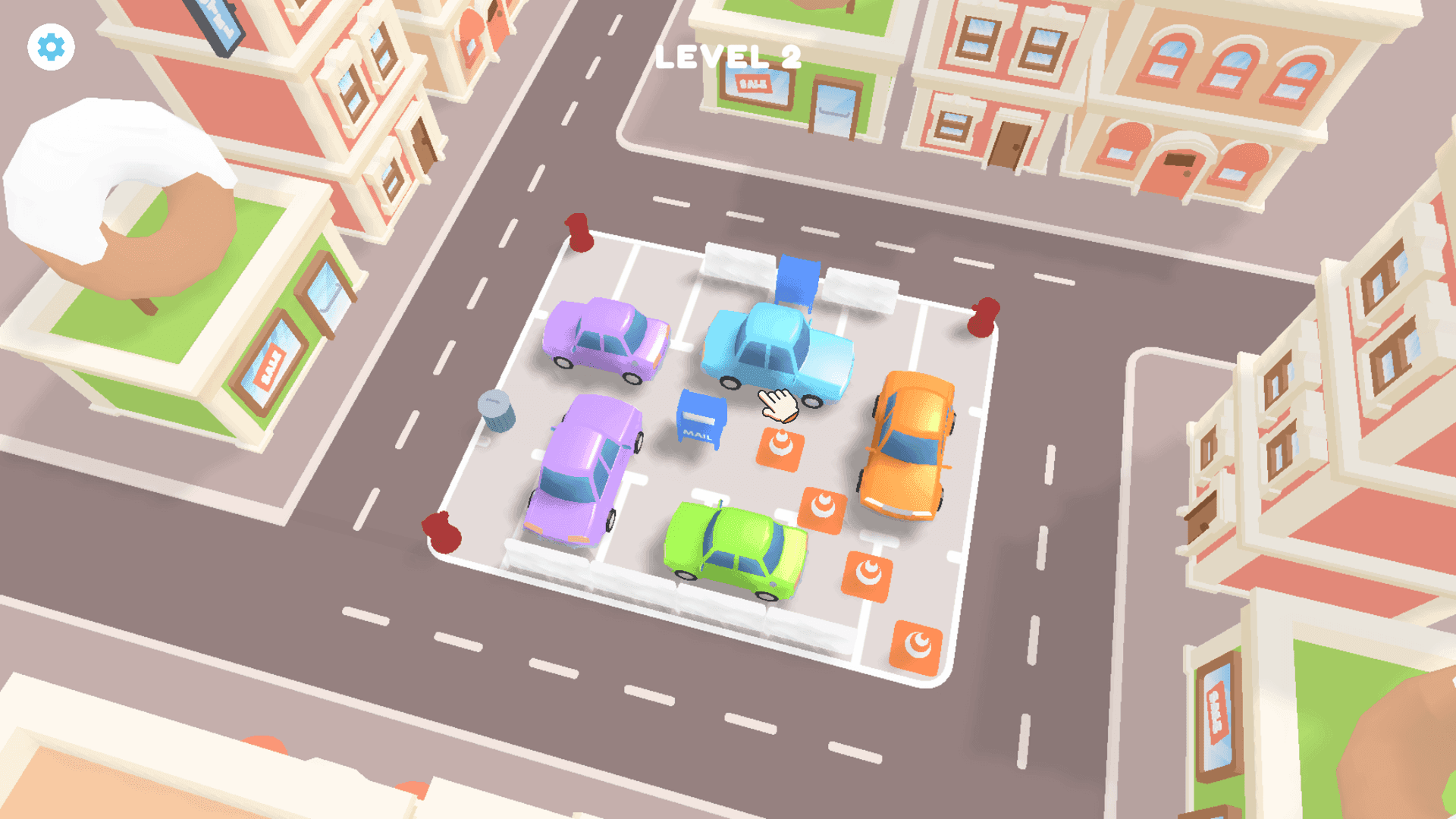 Parking Problem - Super Puzzle Game for kids to park out cars which block the way pree school gmae
