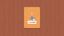 Screw Master - Tap to unscrew prompt on a wooden board, introducing the game's basic mechanic.