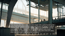 Silence under the dome - Comic scene of Rory and Grandpa discovering a glowing cross on a hill during their Easter adventure