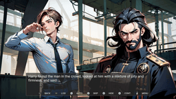 Silence under the dome - Animated Easter comic panel showing a lively market filled with painted eggs, candy baskets, and joyful villagers