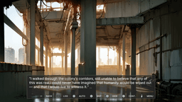 Silence under the dome - Final Easter comic panel with Rory and Grandpa hugging as sunrise shines over a church in the distance