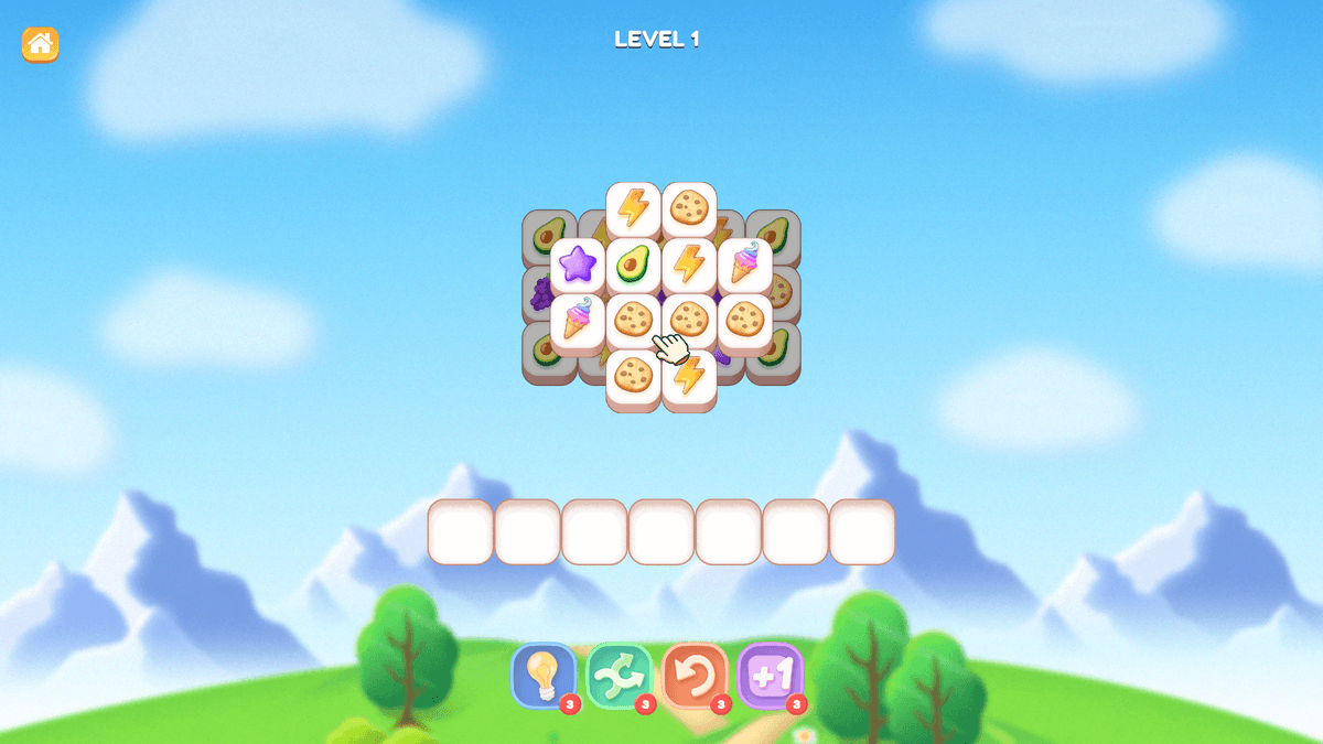 Tile Jong - matching the first levels
