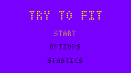 Try to Fit game with shape fitting puzzles