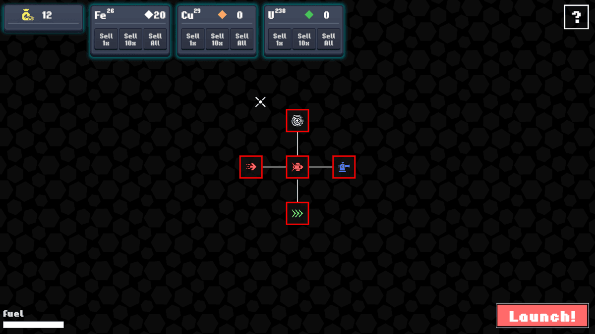 Ore Klast - space shoooter RPG game collecting ores and upgrading your ship