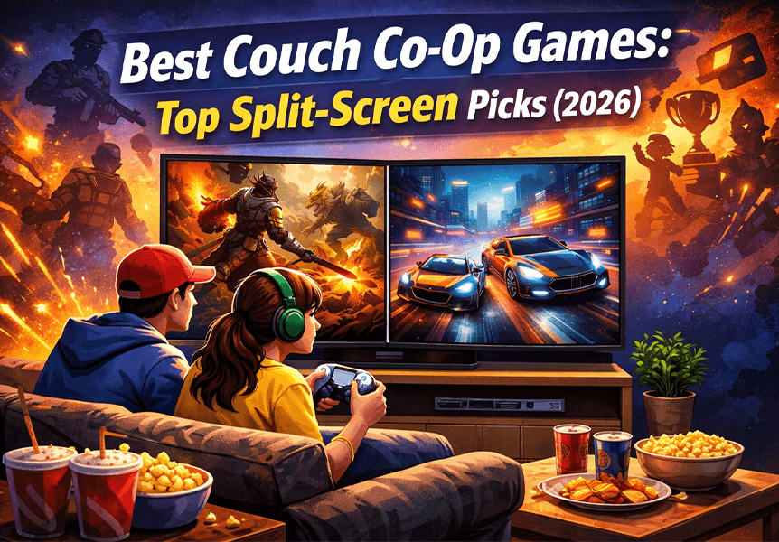 Cover image for: Best Couch Co-Op Games on PS5: Top Split-Screen Picks (2026)