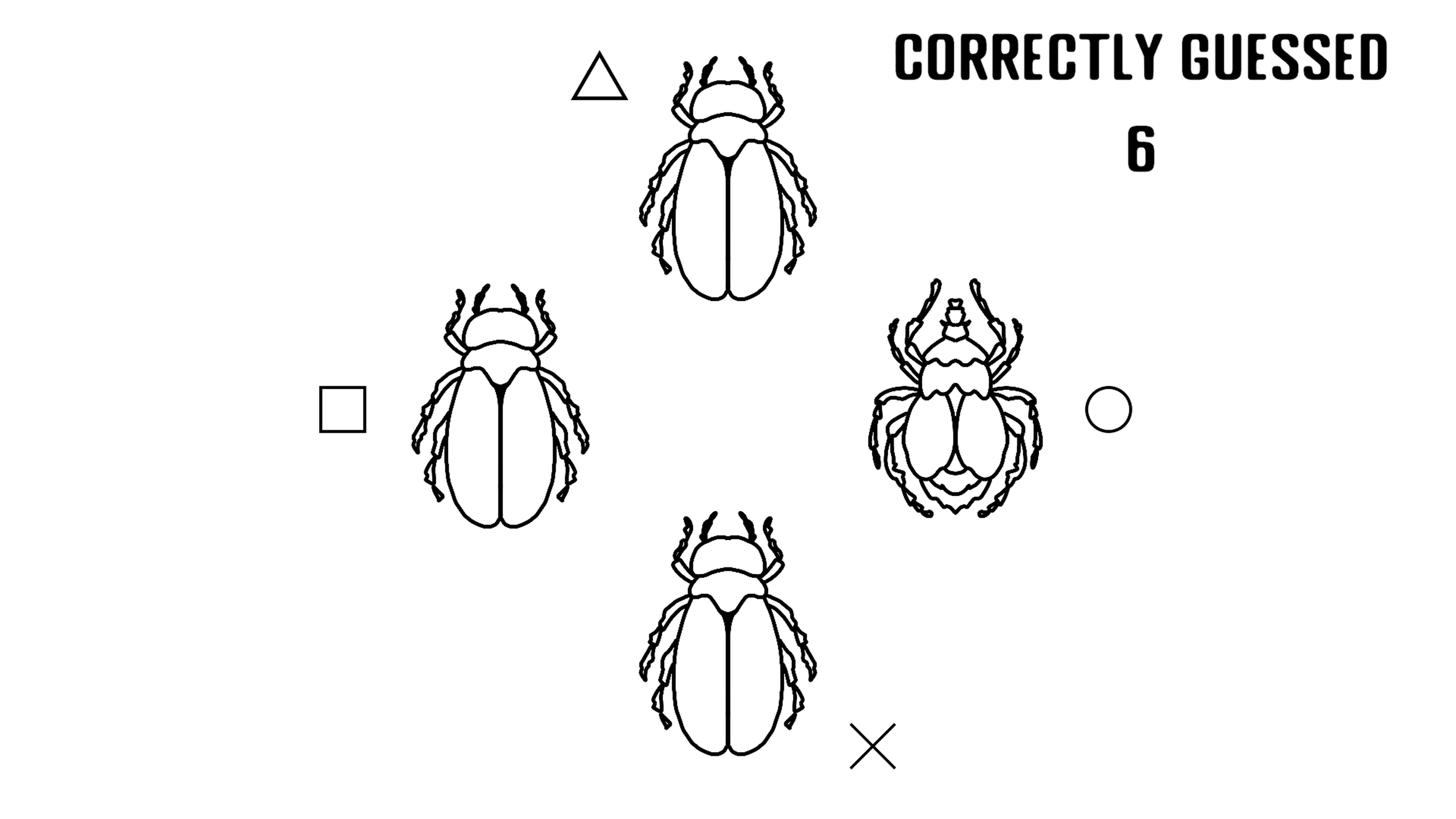 Find the Bug game showcasing bug identification tasks