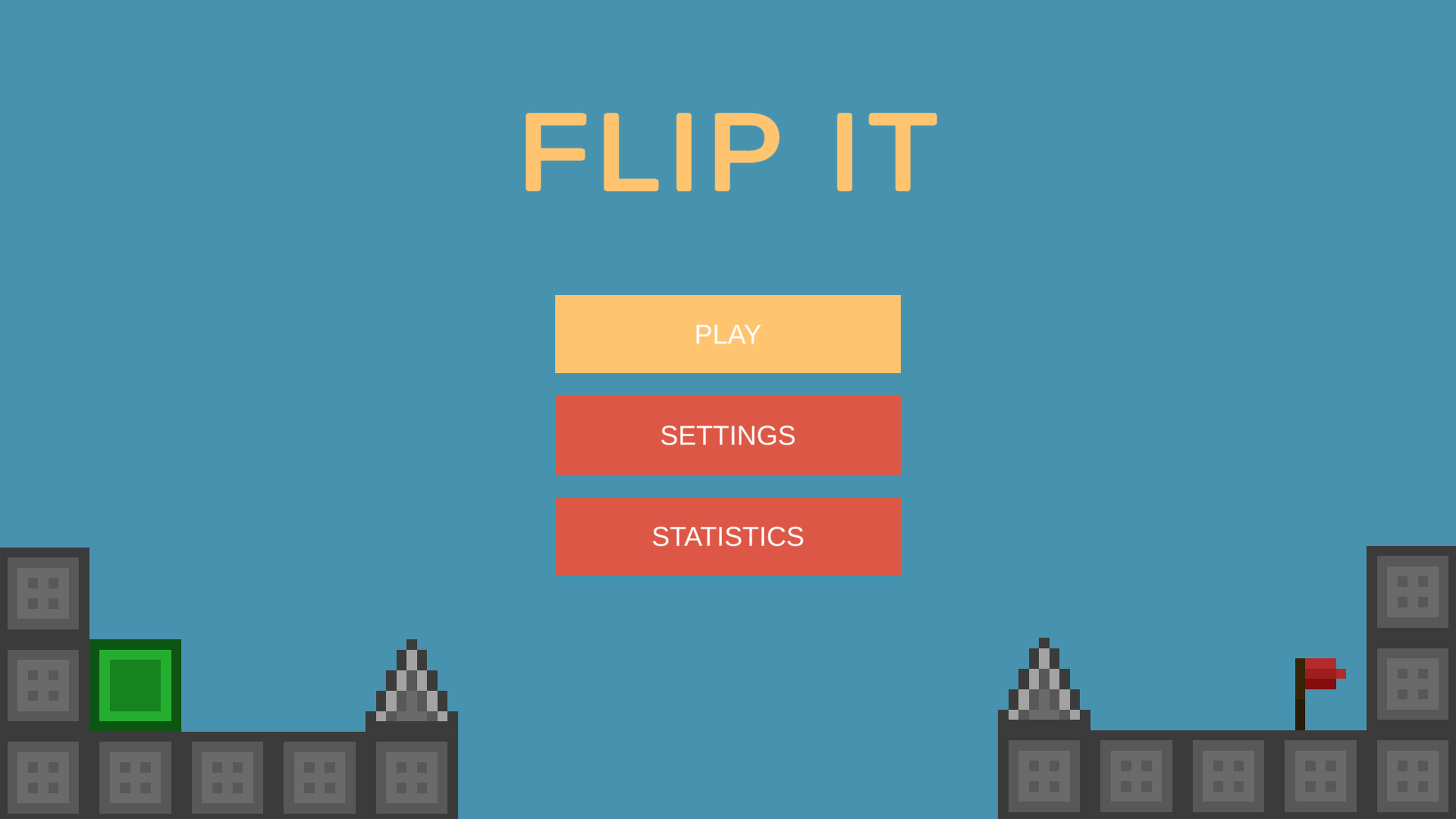 Flip It game screen showing flipping puzzle