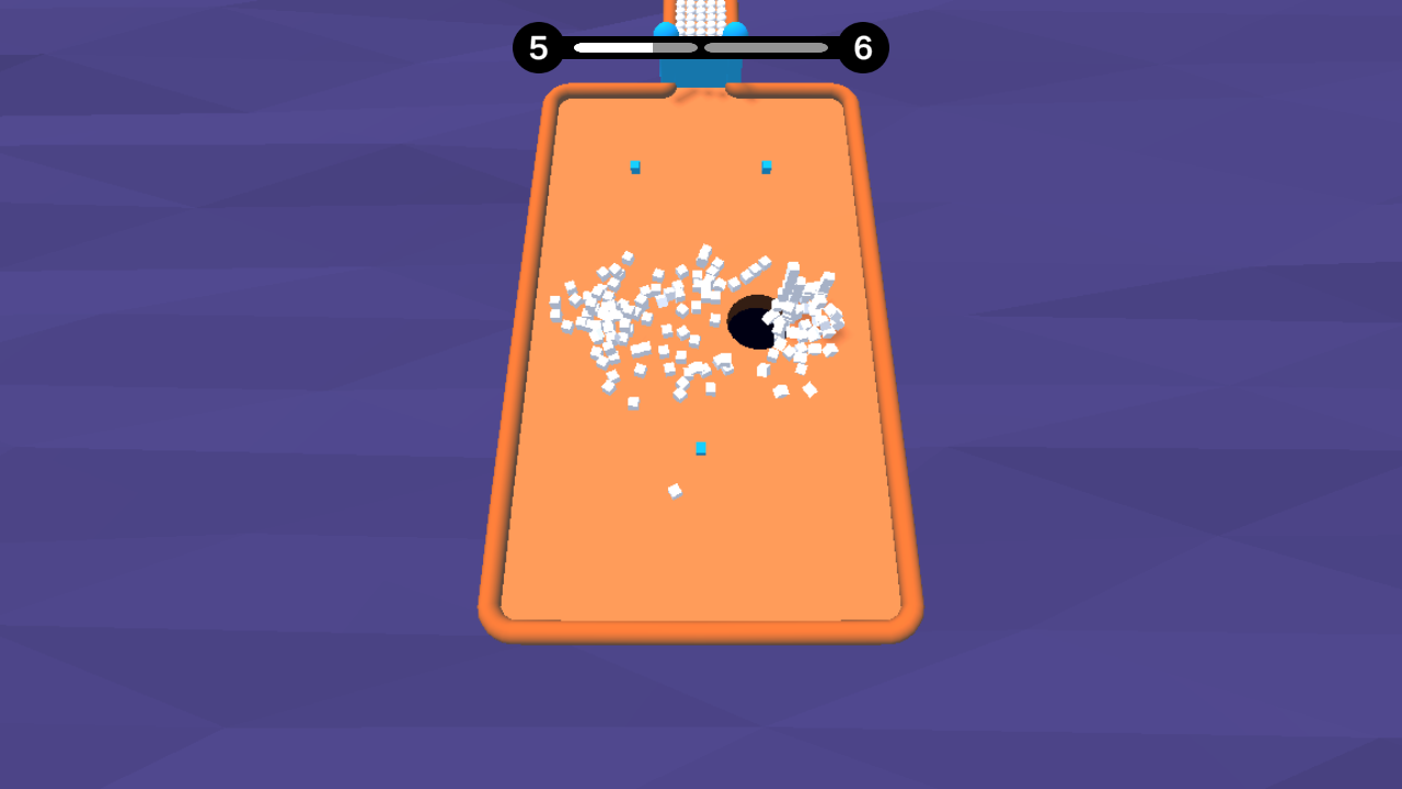 Hole Theory interactive game with fun hole puzzles