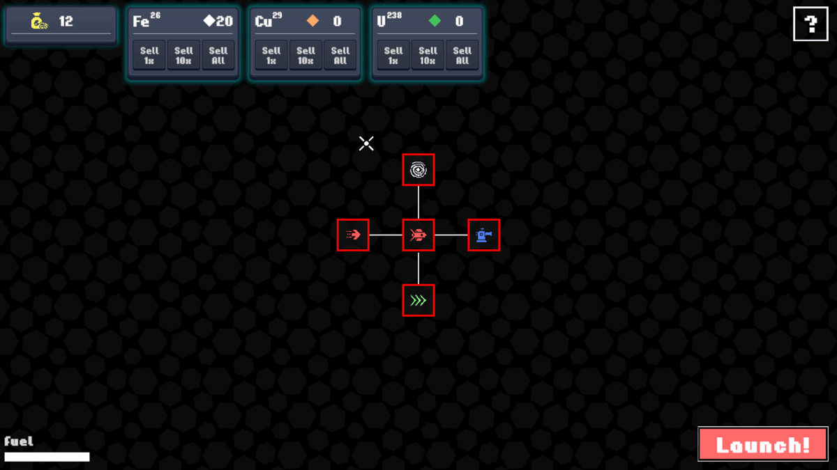 Ore Klast - space shoooter RPG game collecting ores and upgrading your ship