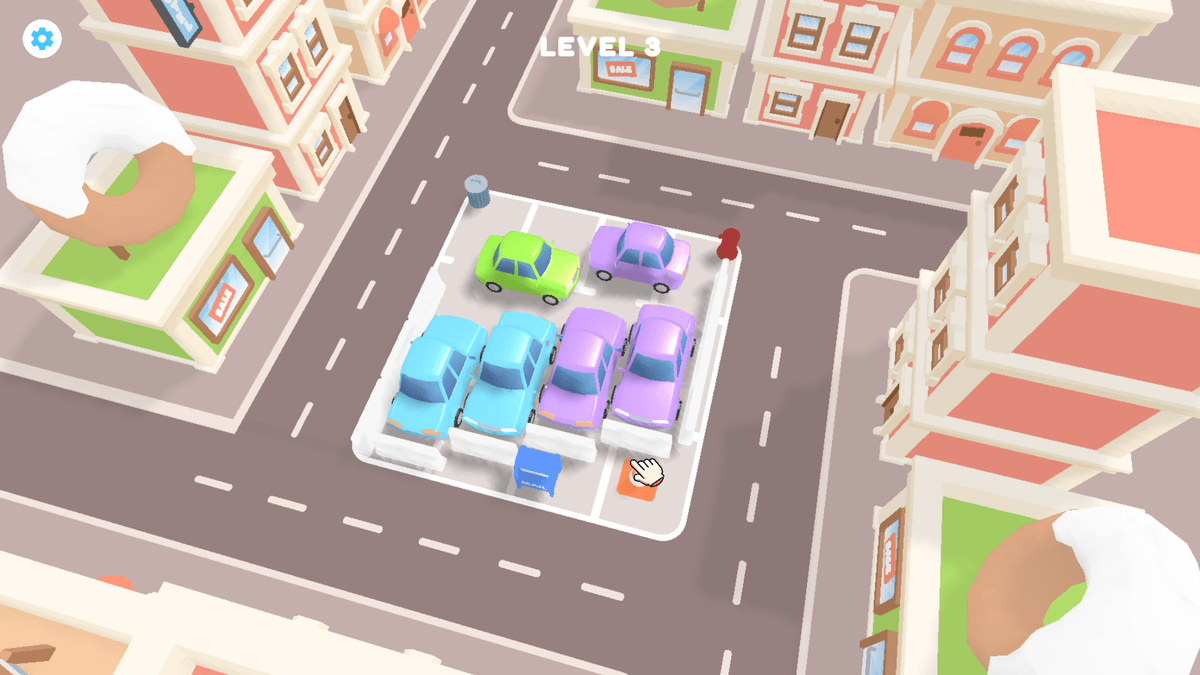 Parking Problem - Super Puzzle Game for kids to park out cars which block the way pree school gmae