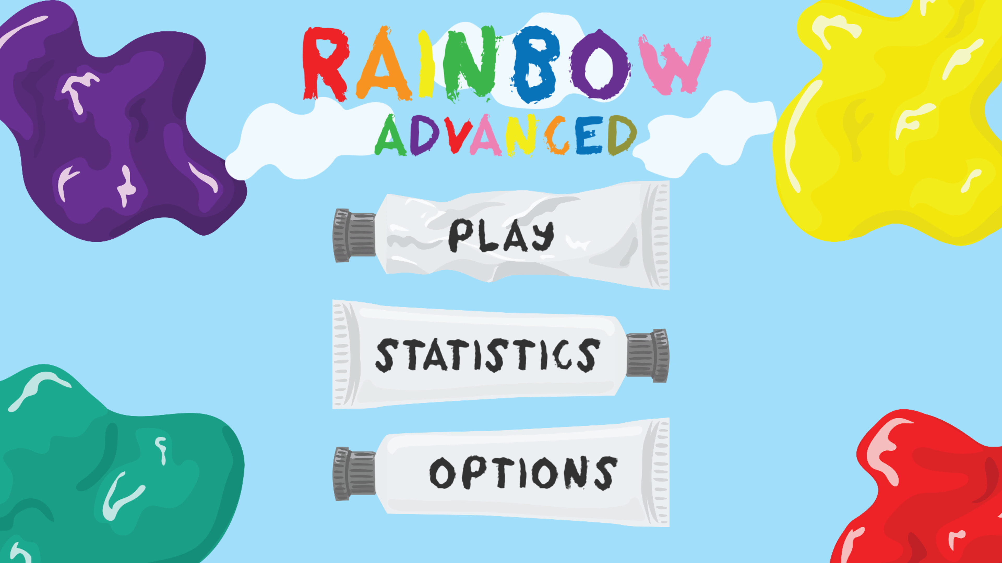 Rainbow Advanced colorful and vibrant level