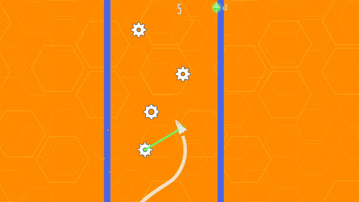 Rocket Swing interactive game with rocket swinging puzzles