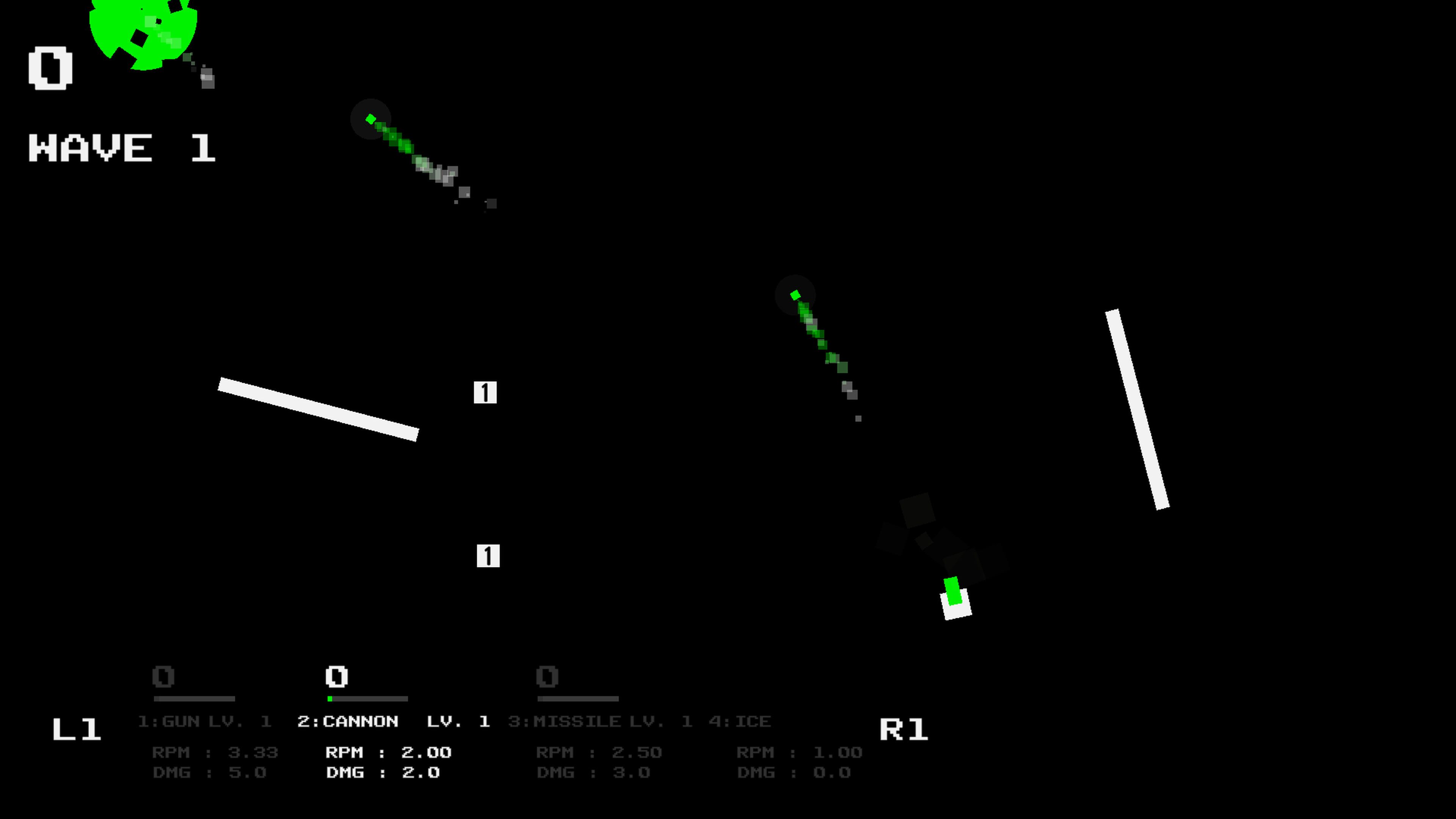 Shooting Blocks game screen showing block shooting puzzle