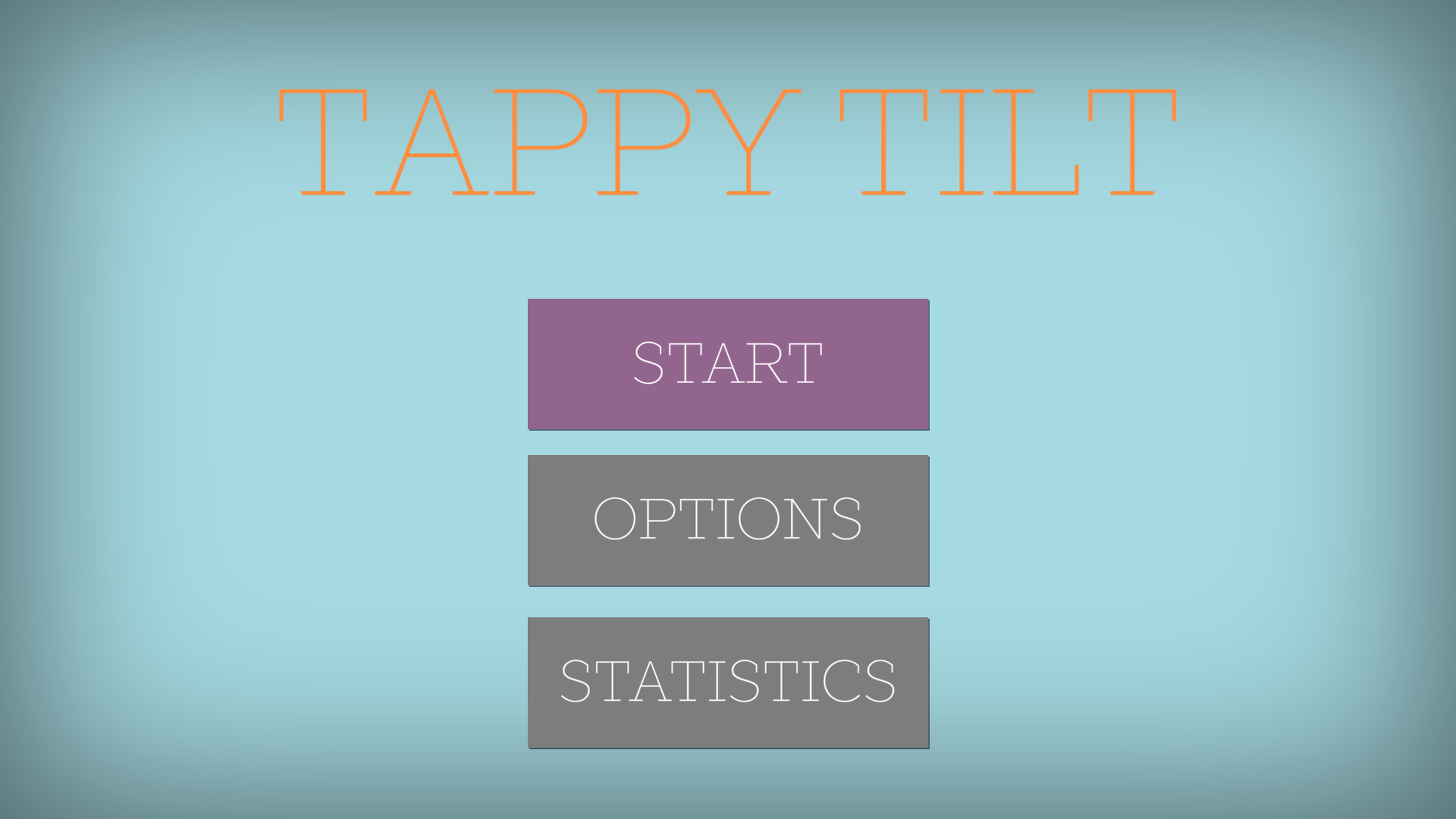 Tappy Tilt game screen showing tilting puzzle