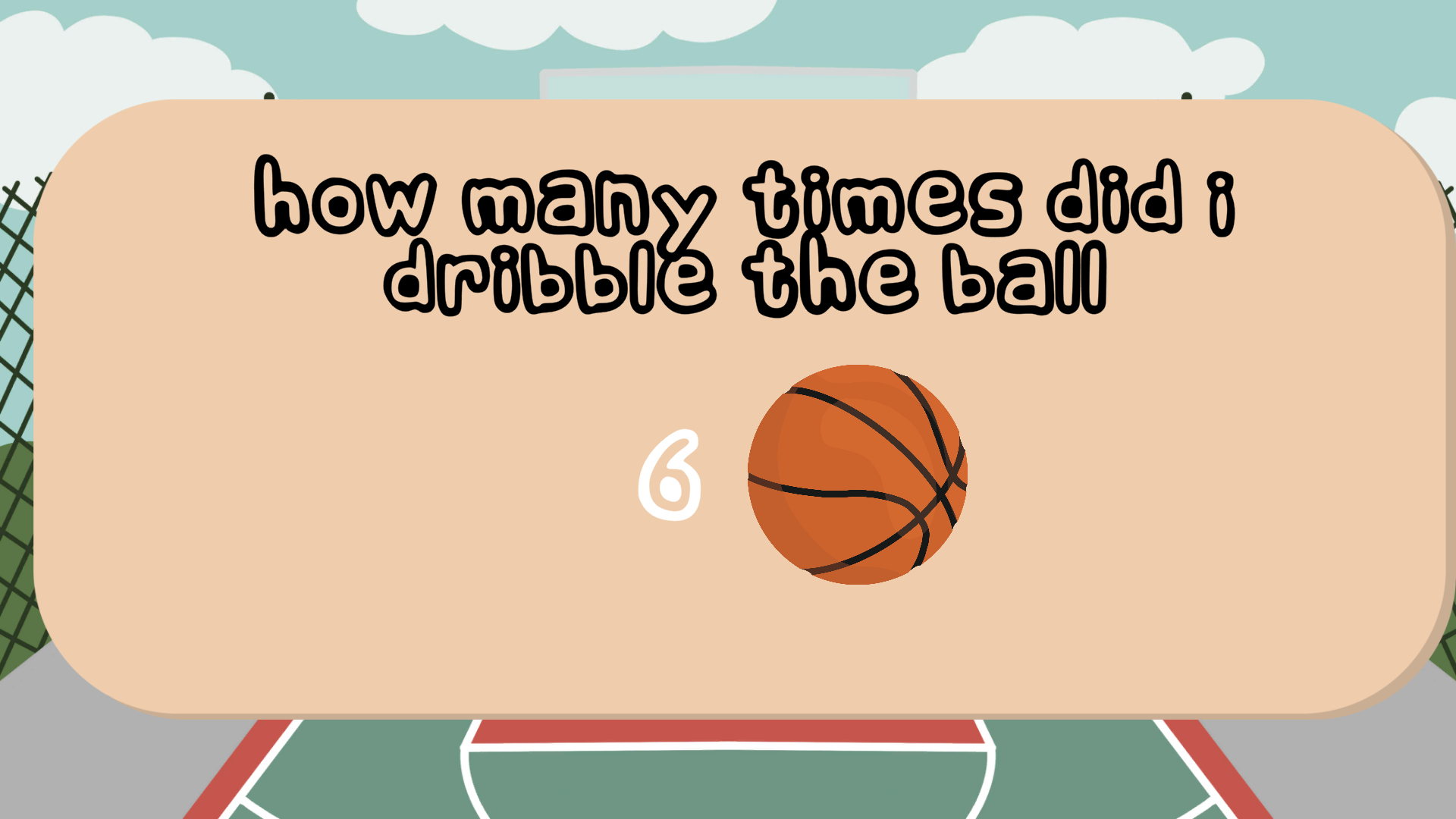 The Basketball B interactive game with basketball shooting challenges