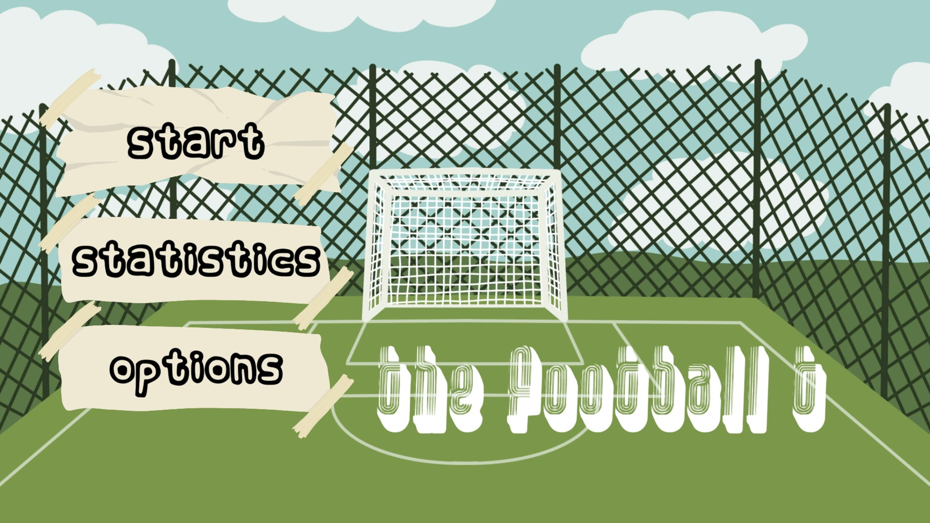 The Football T game screen showing football challenge