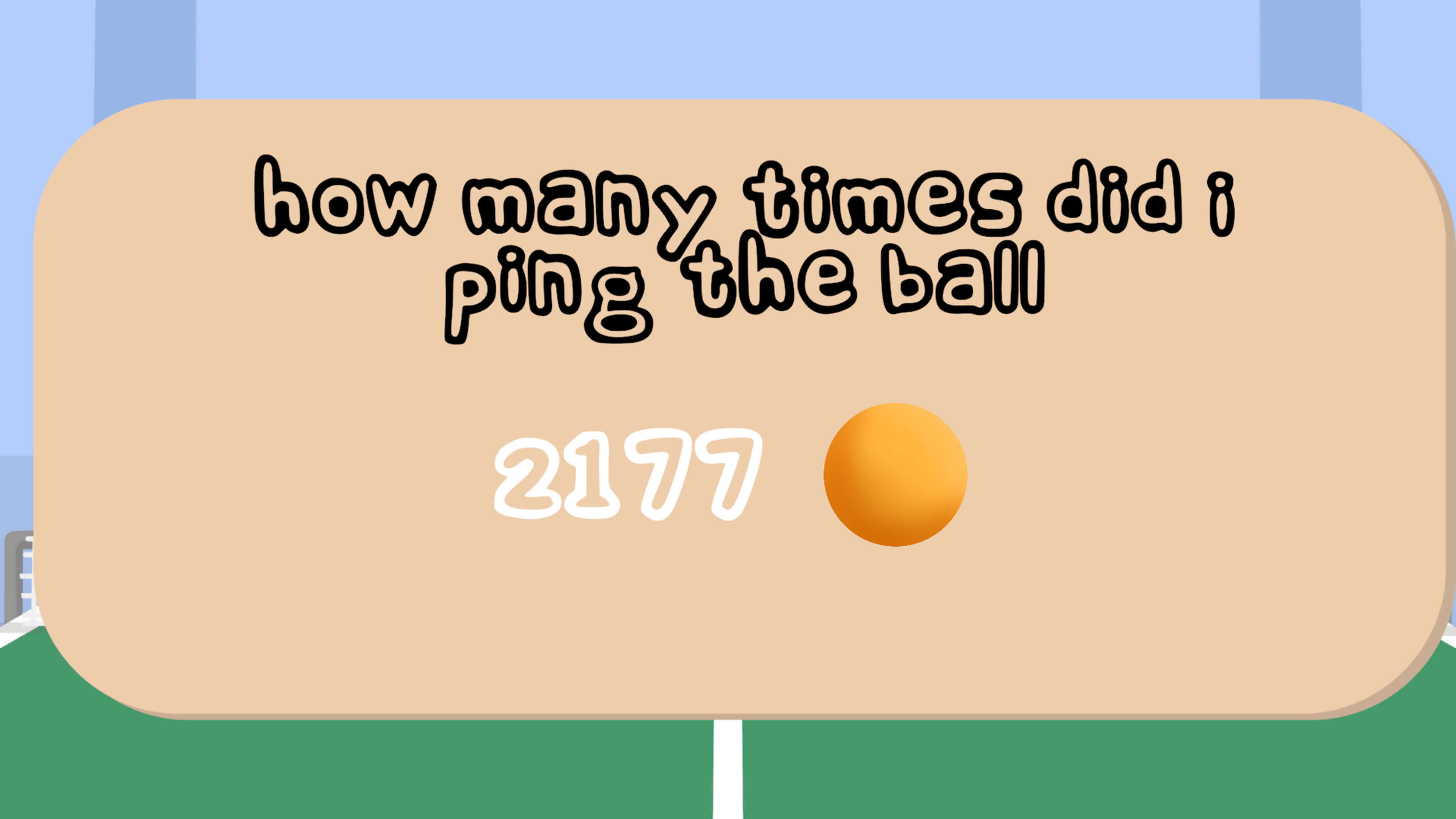 Zen Pong game showing pong-themed challenges