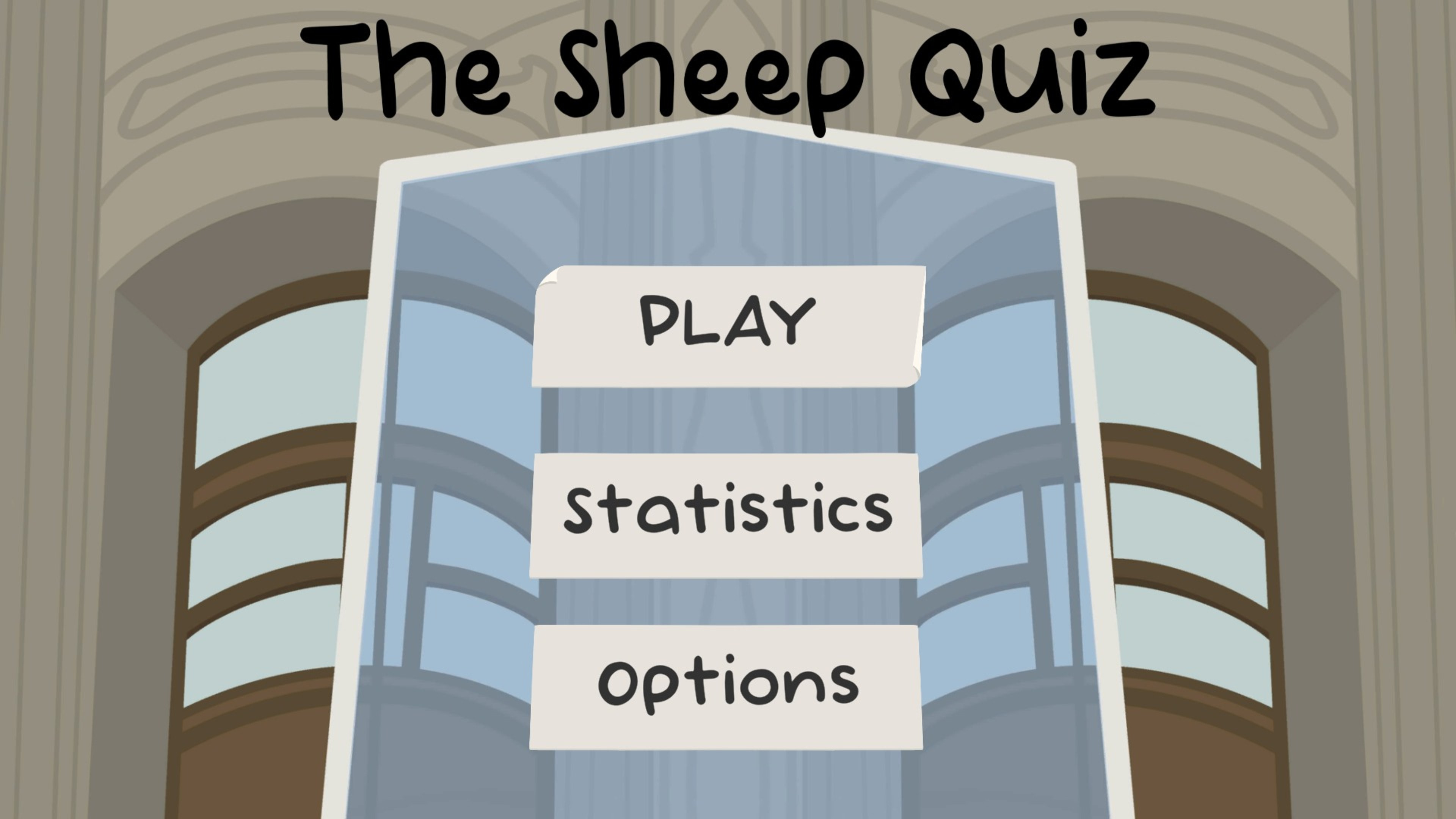 The Sheep Quiz game level with sheep theme