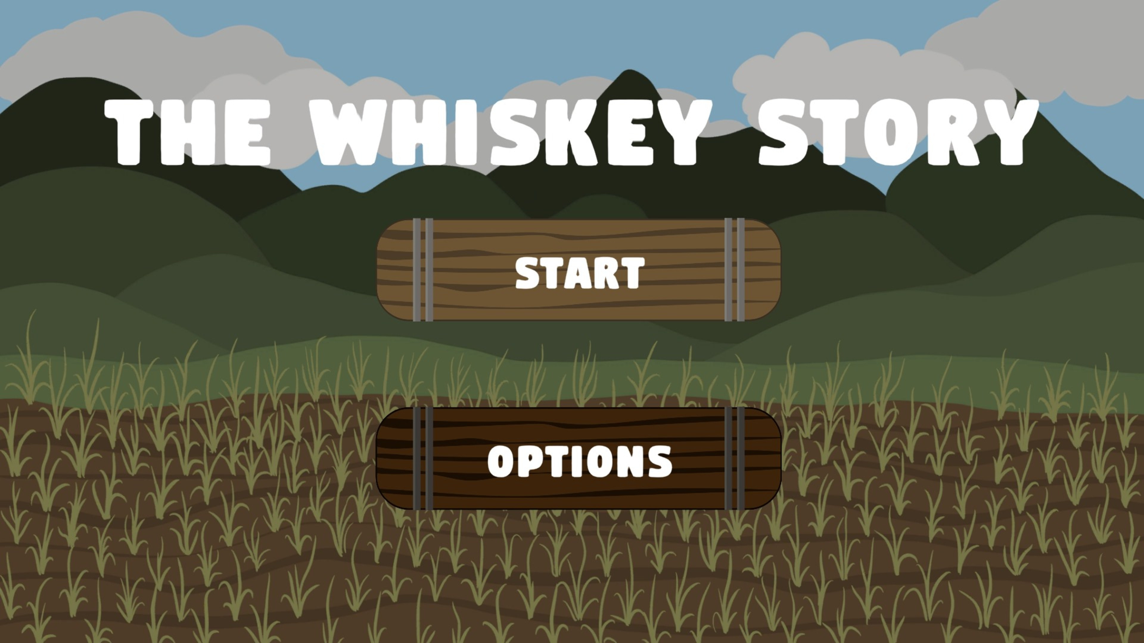 The Whiskey Story game level with whiskey theme