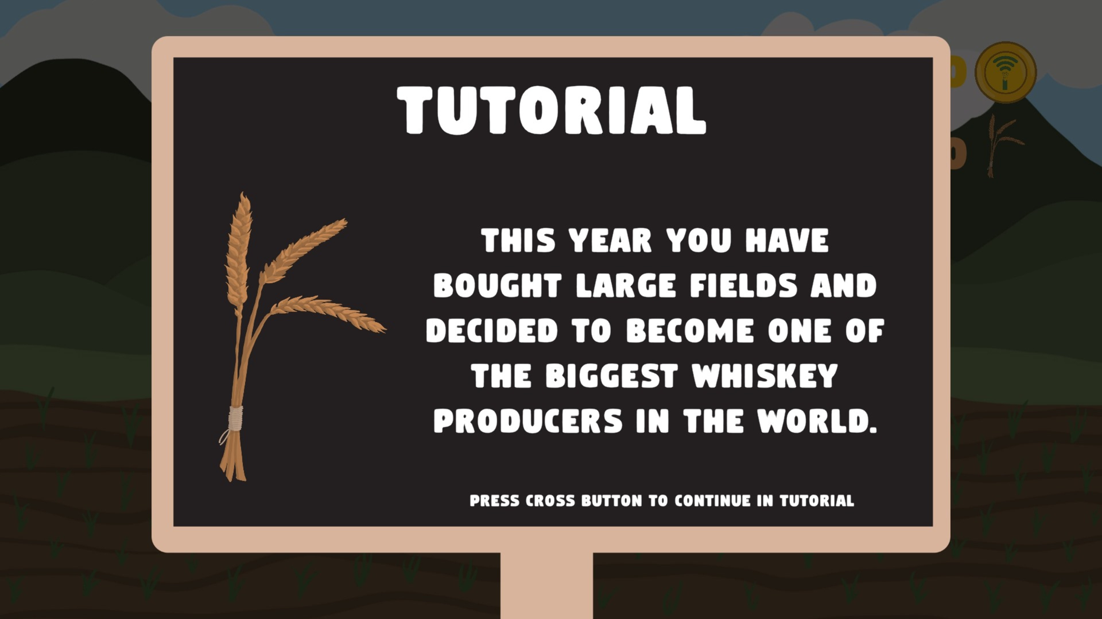 The Whiskey Story interactive game featuring whiskey