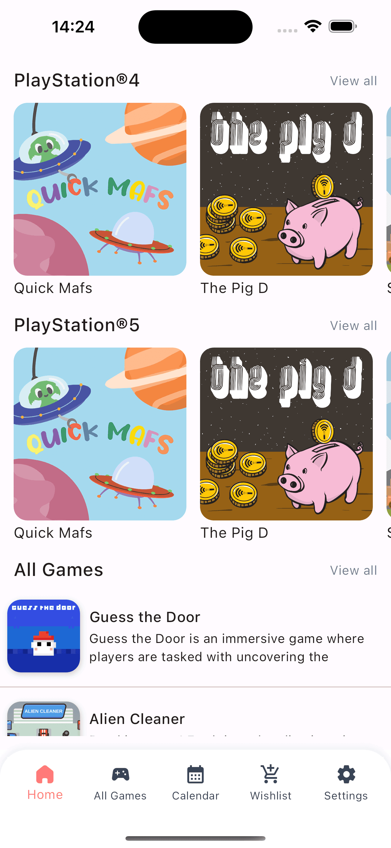 Webnetic App home screen