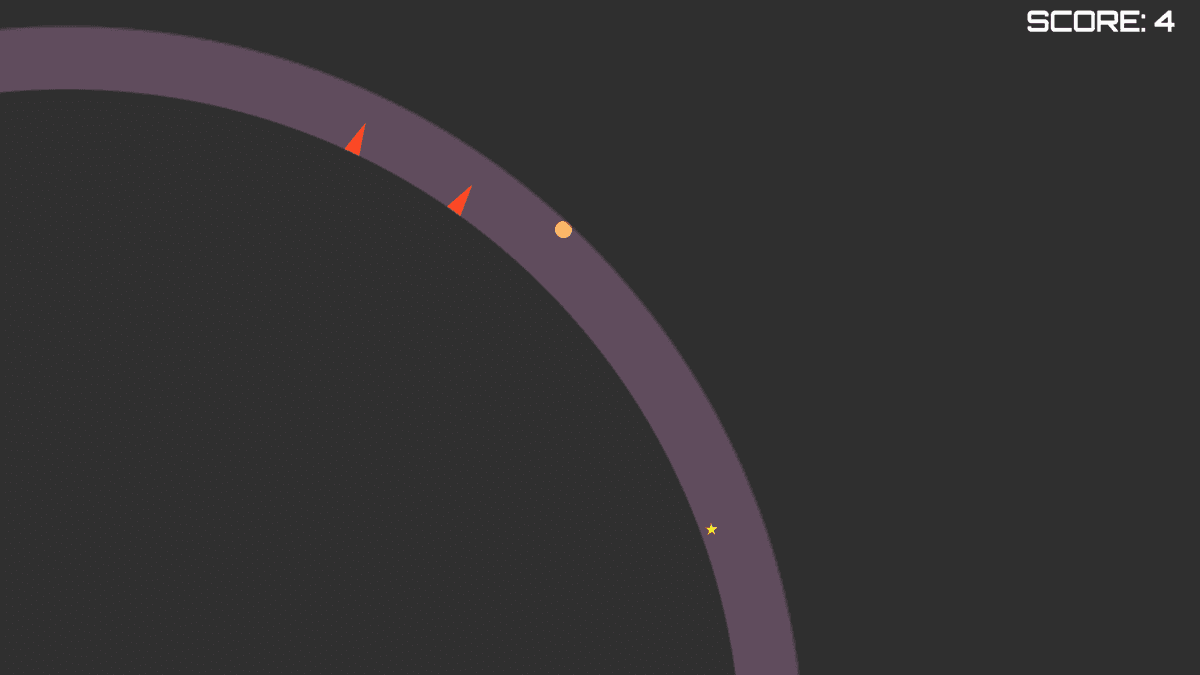 Space Defend game level showcasing space defense tasks