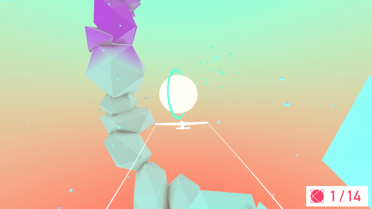 Orbital Dance flight in the space