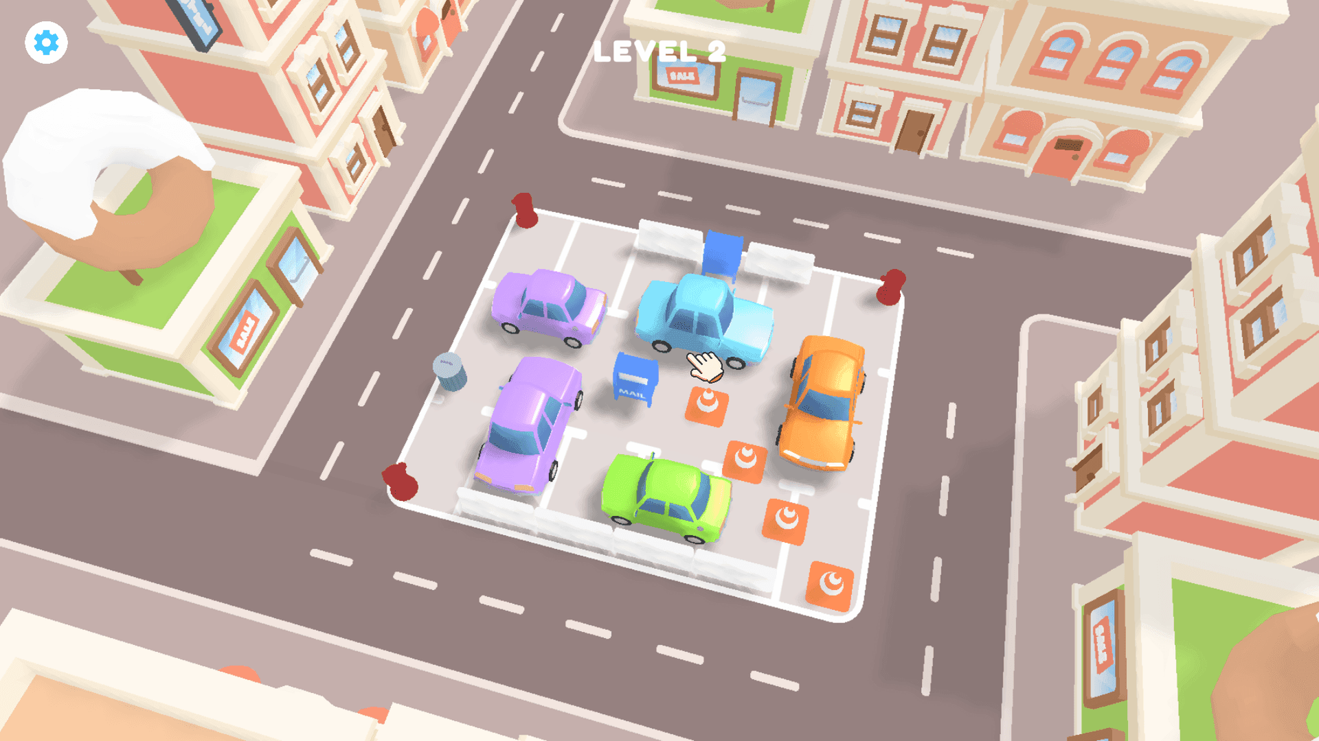Parking Problem - Super Puzzle Game for kids to park out cars which block the way pree school gmae