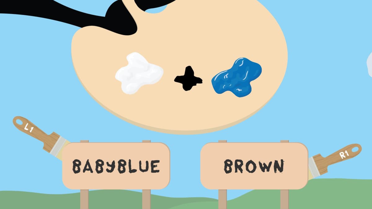 Rainbow Mix Advanced interactive game featuring colors