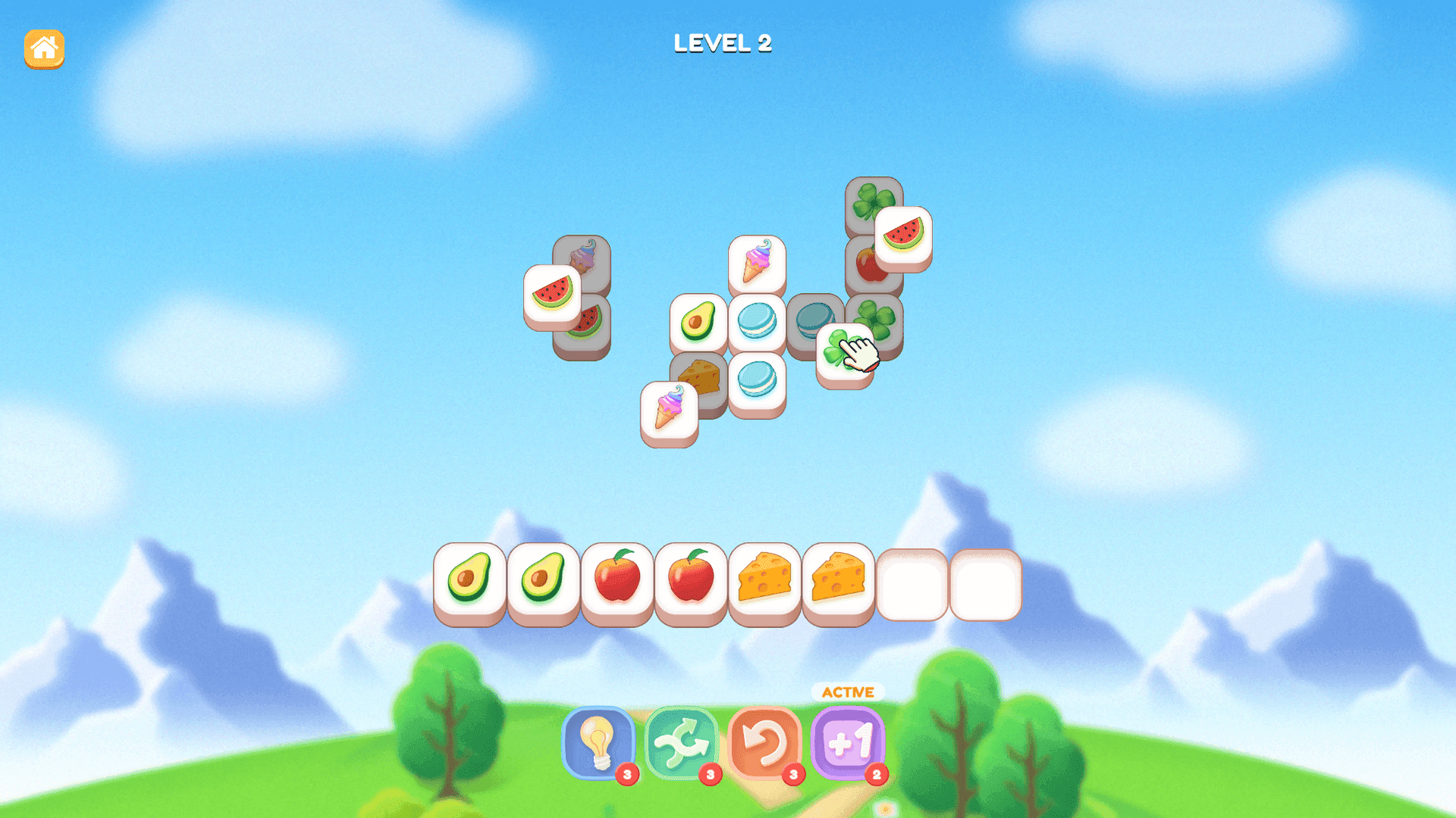 Tile Jong - using power ups for the game
